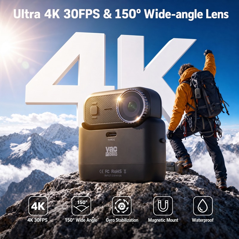 Camera Bag Waterproof - Kamera sportowa APEX Action 4K Mini