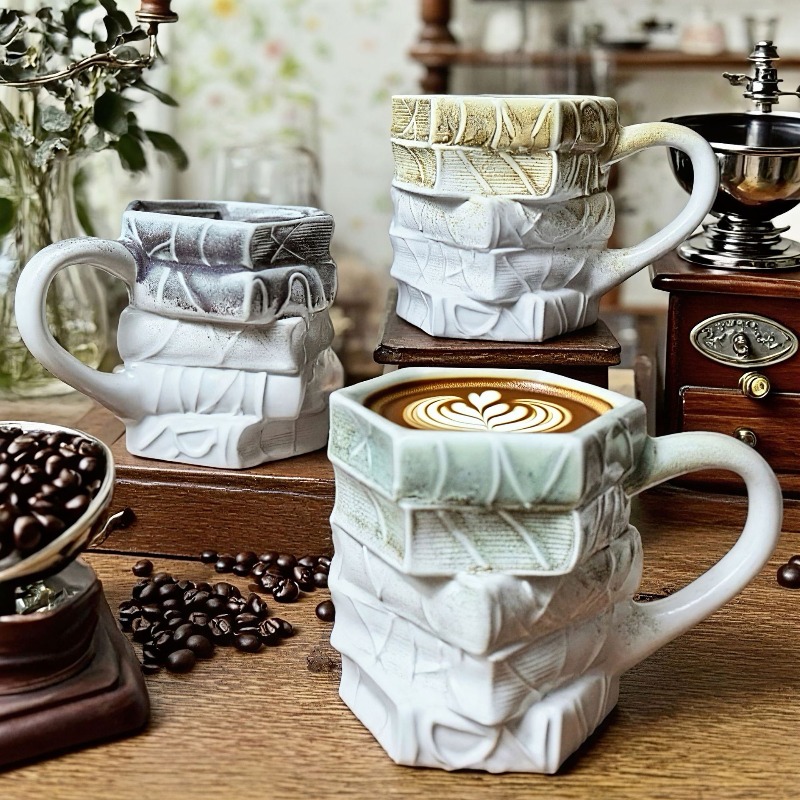 Photography Coffee - Kubek ceramiczny 120ML-200ML, kreatywny, nowy, malowany,