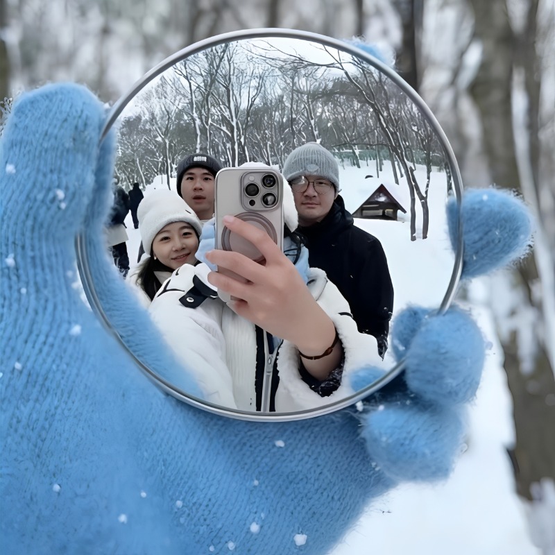 Photography Solo - Lusterko do selfie 9,5/7,5 cm, przenośne,