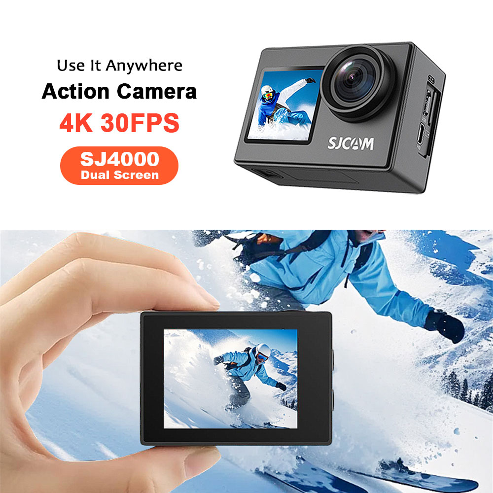 Camera Bag Waterproof - Kamera sportowa SJCAM SJ4000 4K/30 fps,