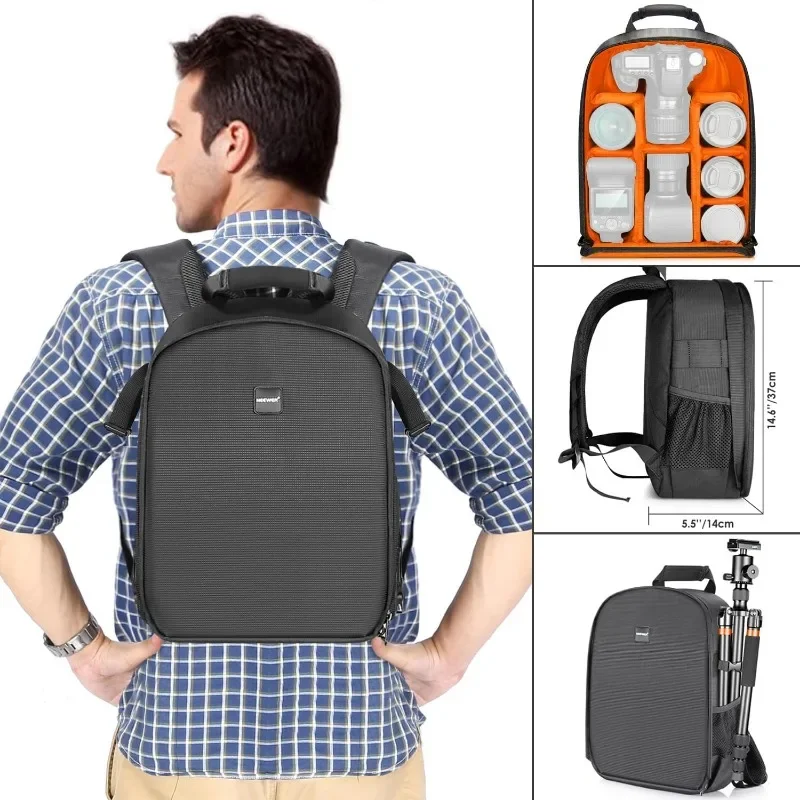 Camera Bag Waterproof - Plecak fotograficzny z wodoodpornymi i wstrząsoodpornymi