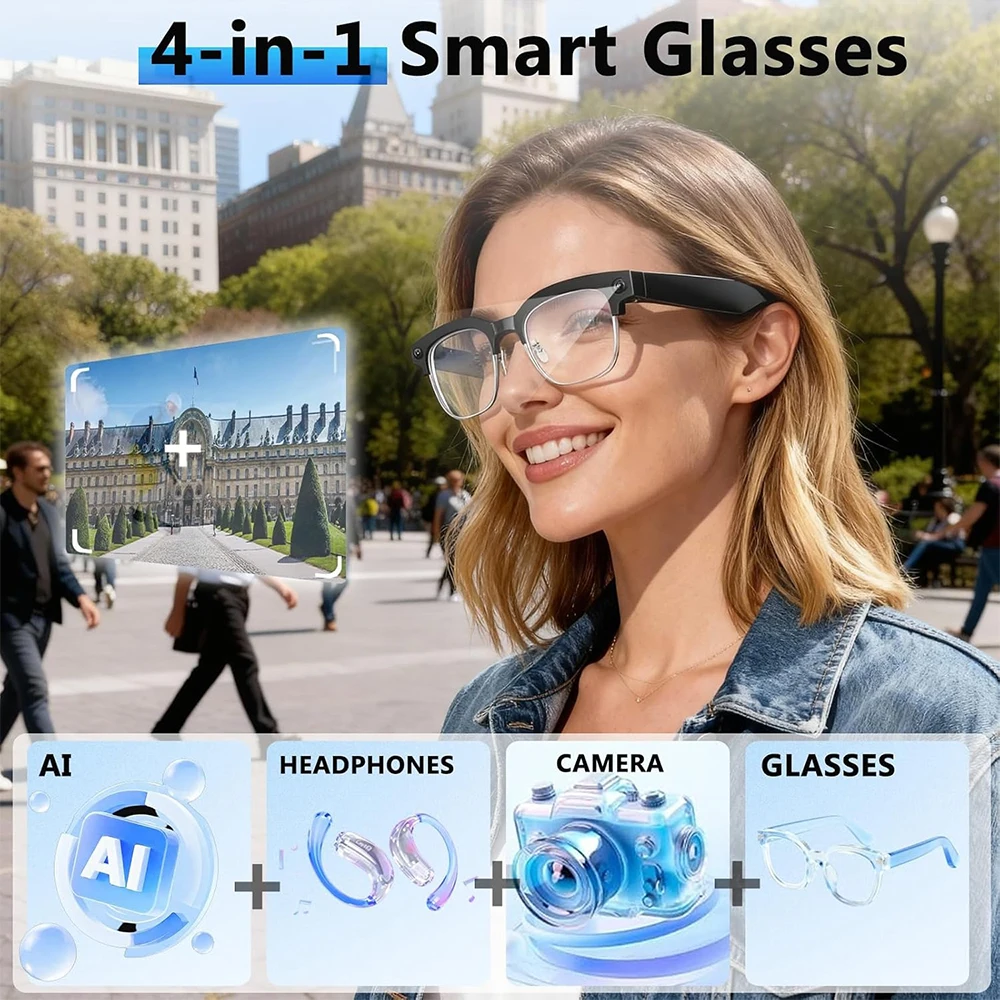 Okulary inteligentne 4K z AI,  – Photography With Ai recenzja i cena