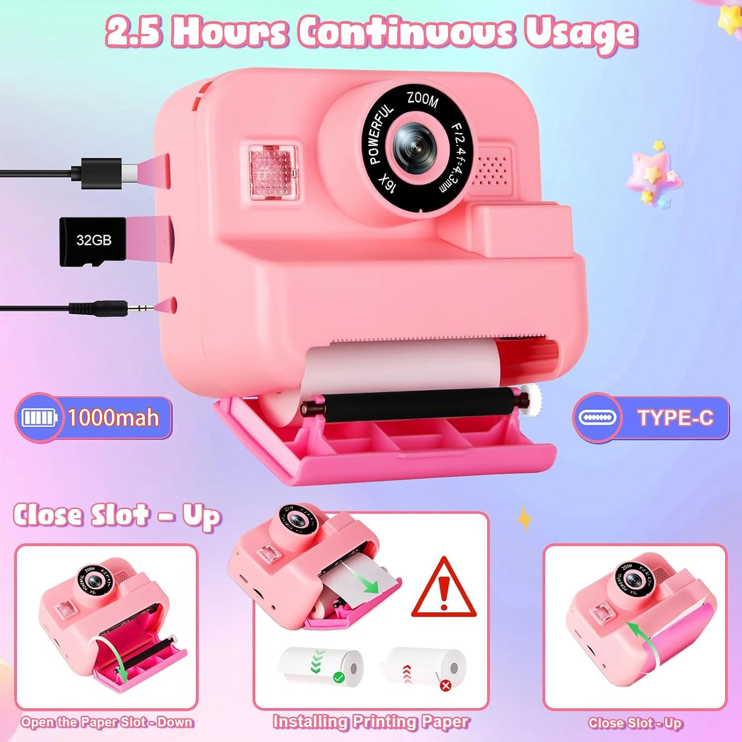 Nowość Instant Print Camera Wi – Photography Close Up recenzja i cena