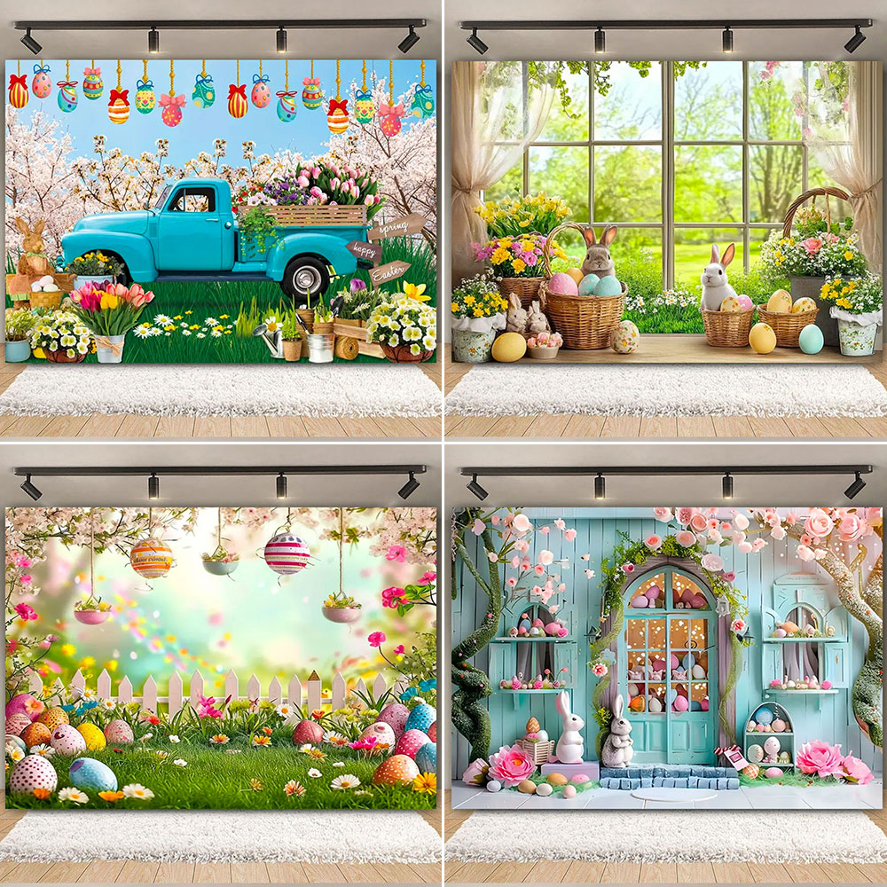Happy Easter Backdrop Photogra – Photography With Ai recenzja i cena