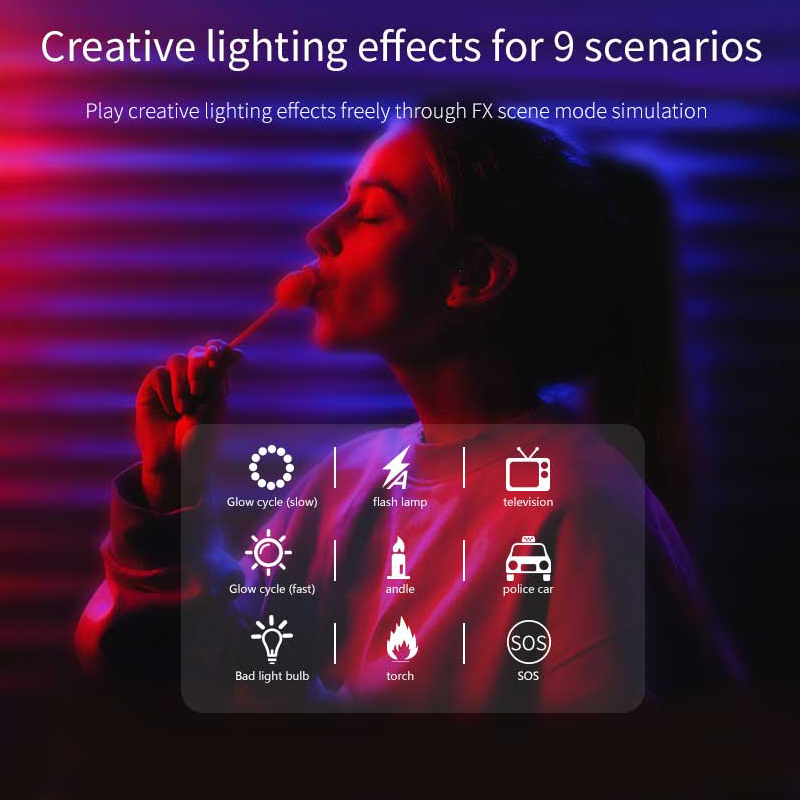 Przenośna mini lampa wideo RGB – Hot Shoe Adapter recenzja i cena