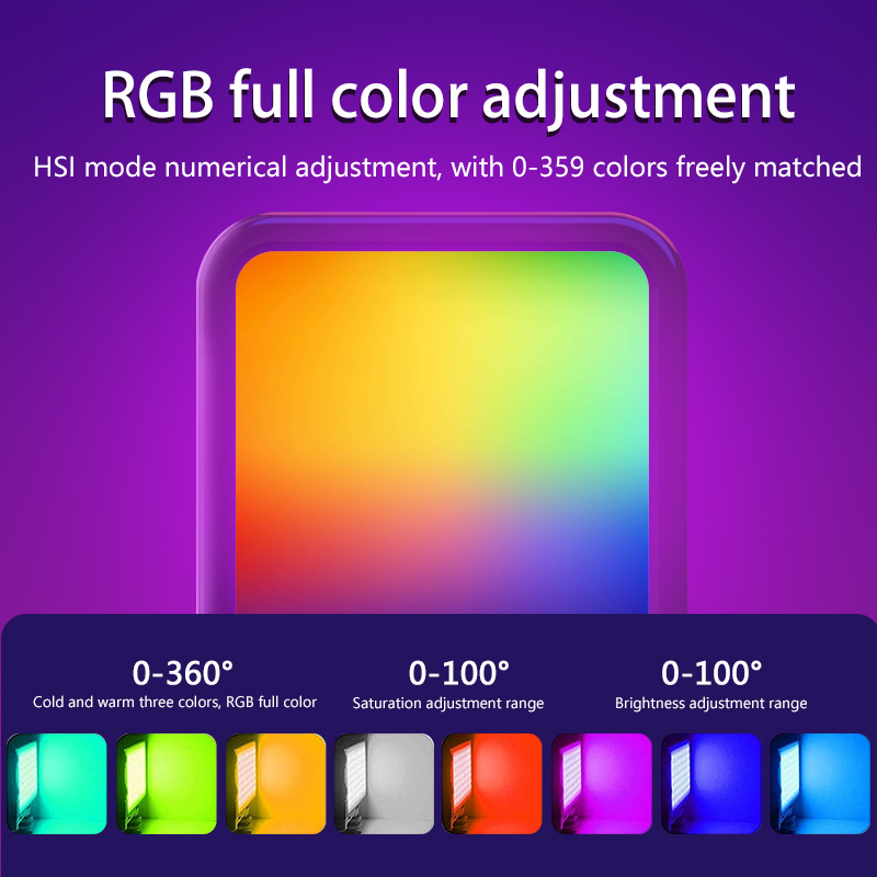 Przenośna mini lampa wideo RGB – Hot Shoe Adapter recenzja i cena